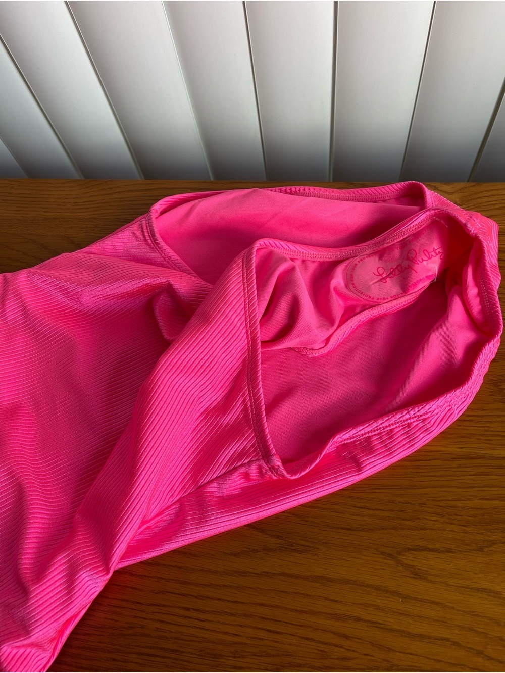 Lilly Pulitzer Aemma Ruffle One Piece Roxie Pink Size 10 - Picture 10 of 12